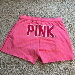 Pink boyfriend shorts